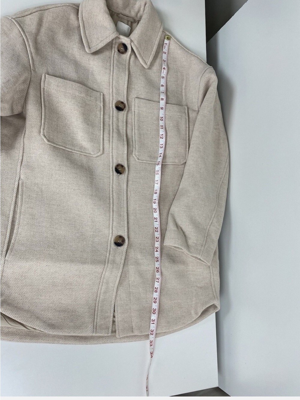 H&M Oversized Wool Blend Shacket Jacket - Picture 6 of 9
